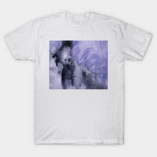 Abstract Oil Painting Very Peri 12c19 T-Shirt